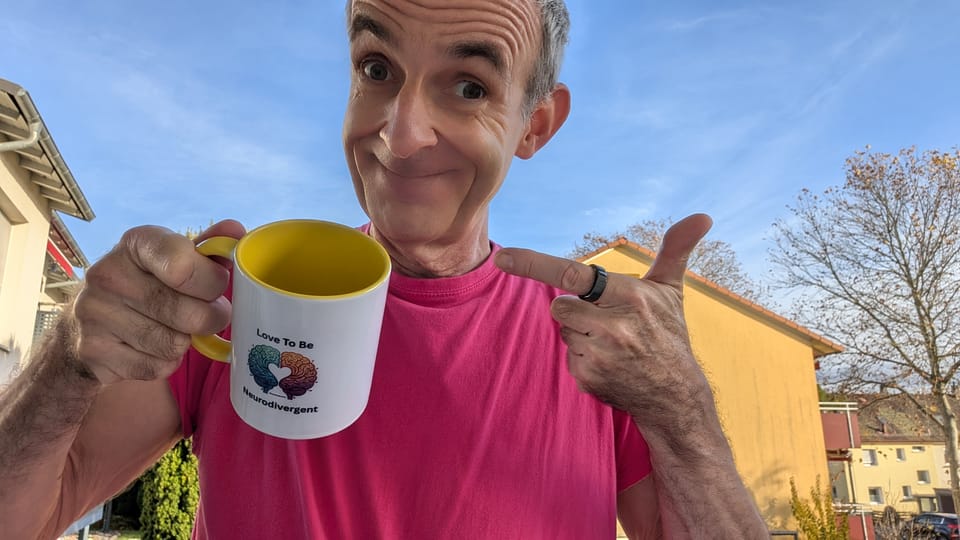 🧠Love to be Neurodivergent Cups Are Here