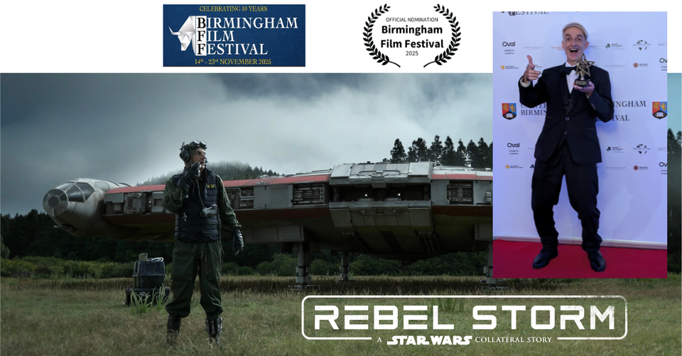 🎬Birmingham Filmfest 22th November 2025: "Rebel Storm" won an award!